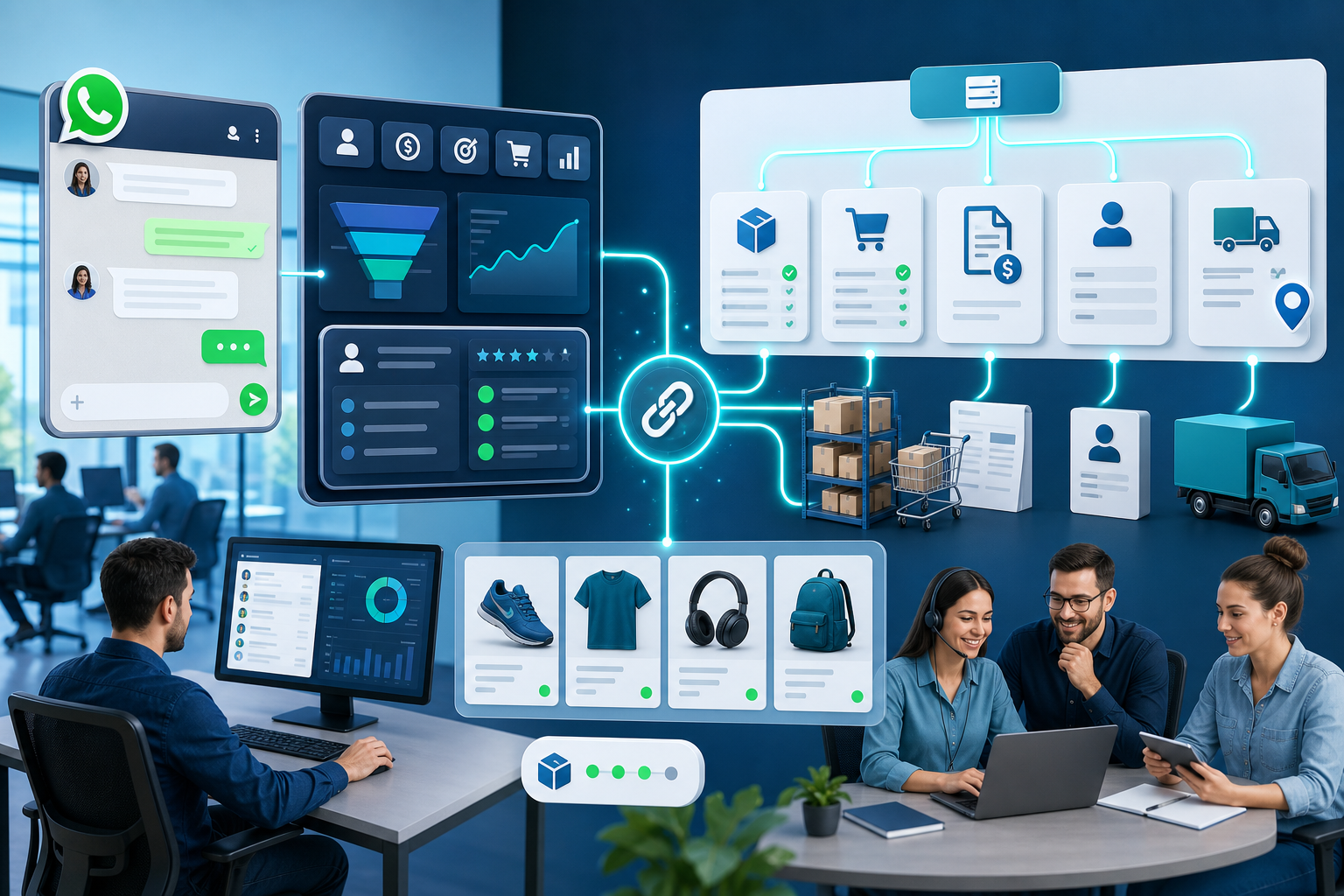 Como integrar o CRM de vendas com Bling e Tiny com eficiência