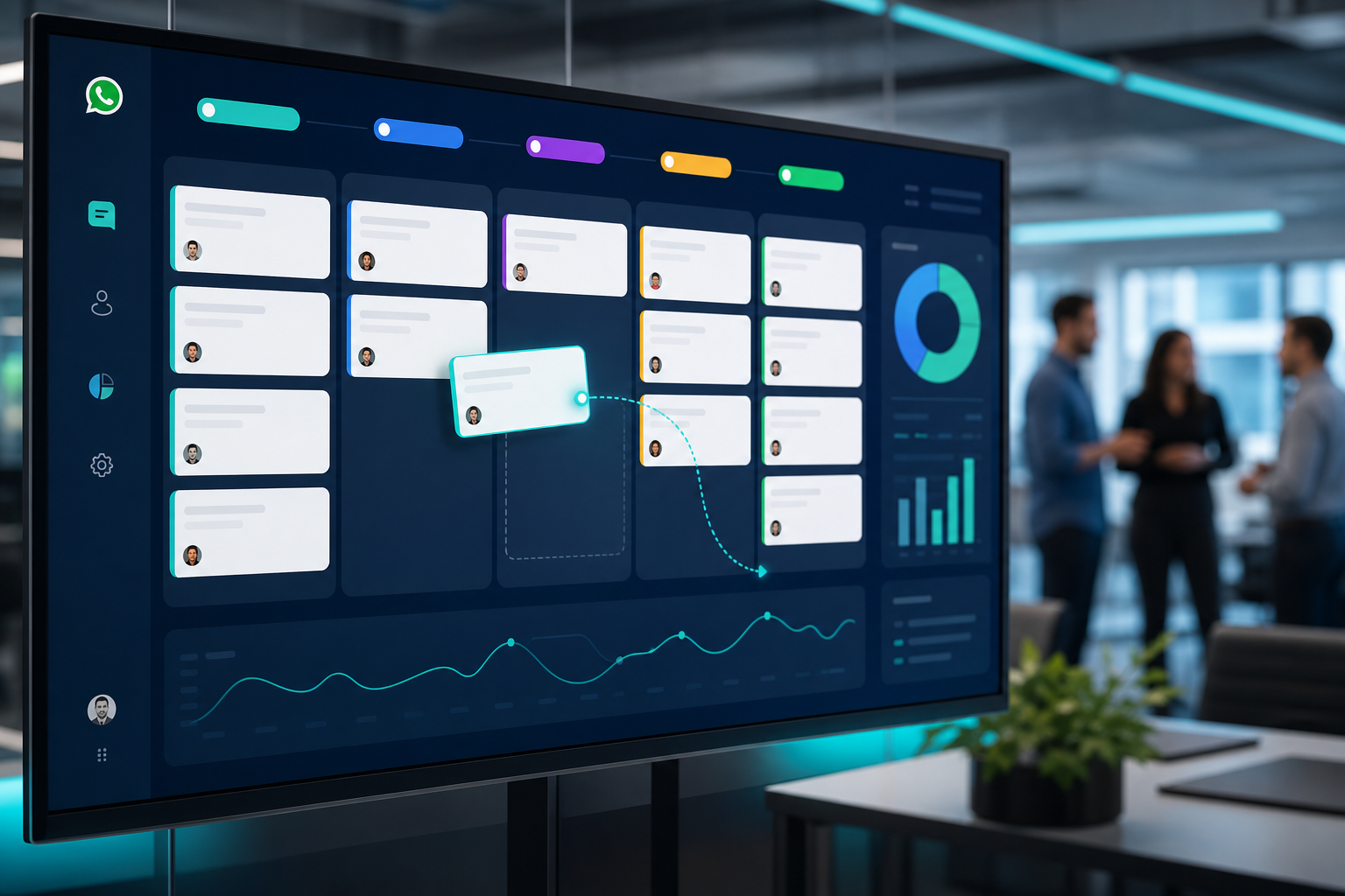 Kanban para WhatsApp: Como organizar seu funil de vendas visualmente