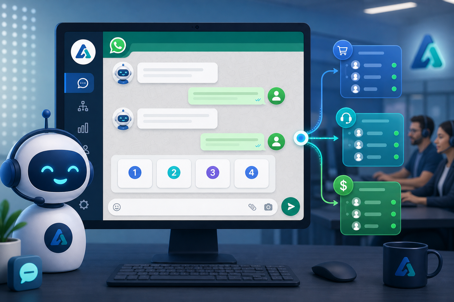 Chatbot de Triagem: Como criar um menu de opções eficiente