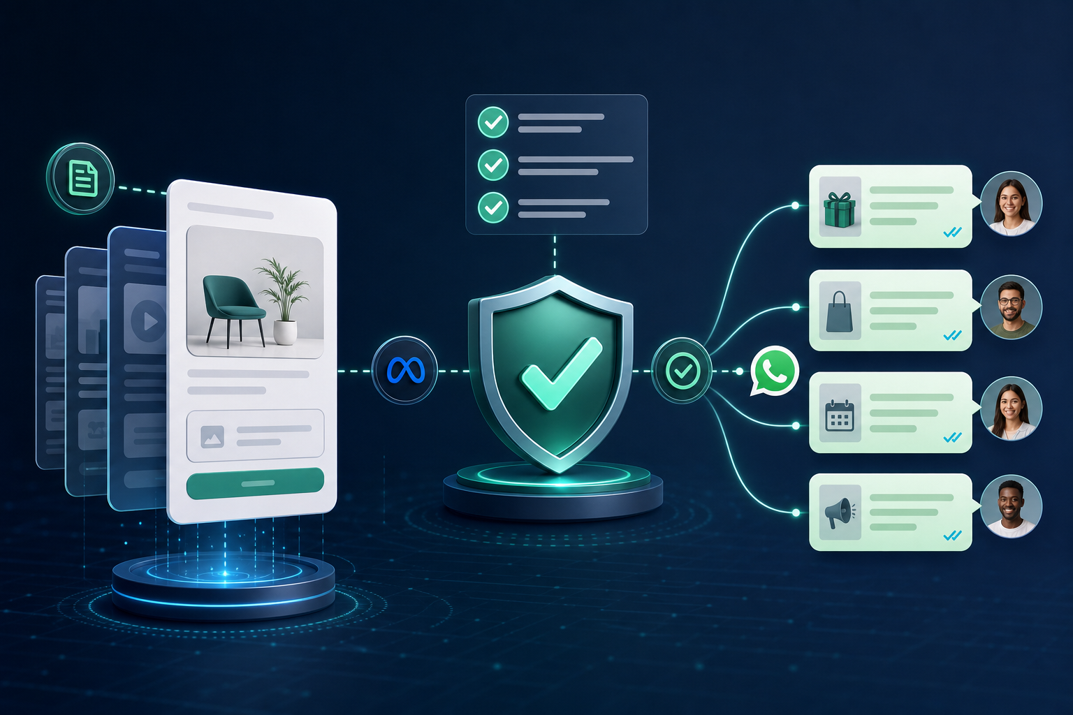 Templates de mensagem na WhatsApp API: como criar modelos que a Meta aprova