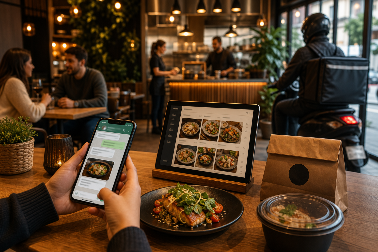 WhatsApp para restaurantes: pedidos, reservas e delivery com menos erro