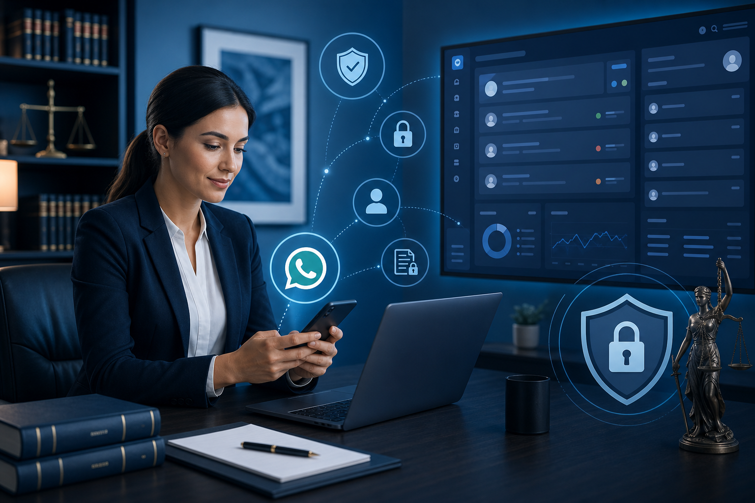 WhatsApp para escritórios de advocacia: atendimento seguro, triagem e produtividade