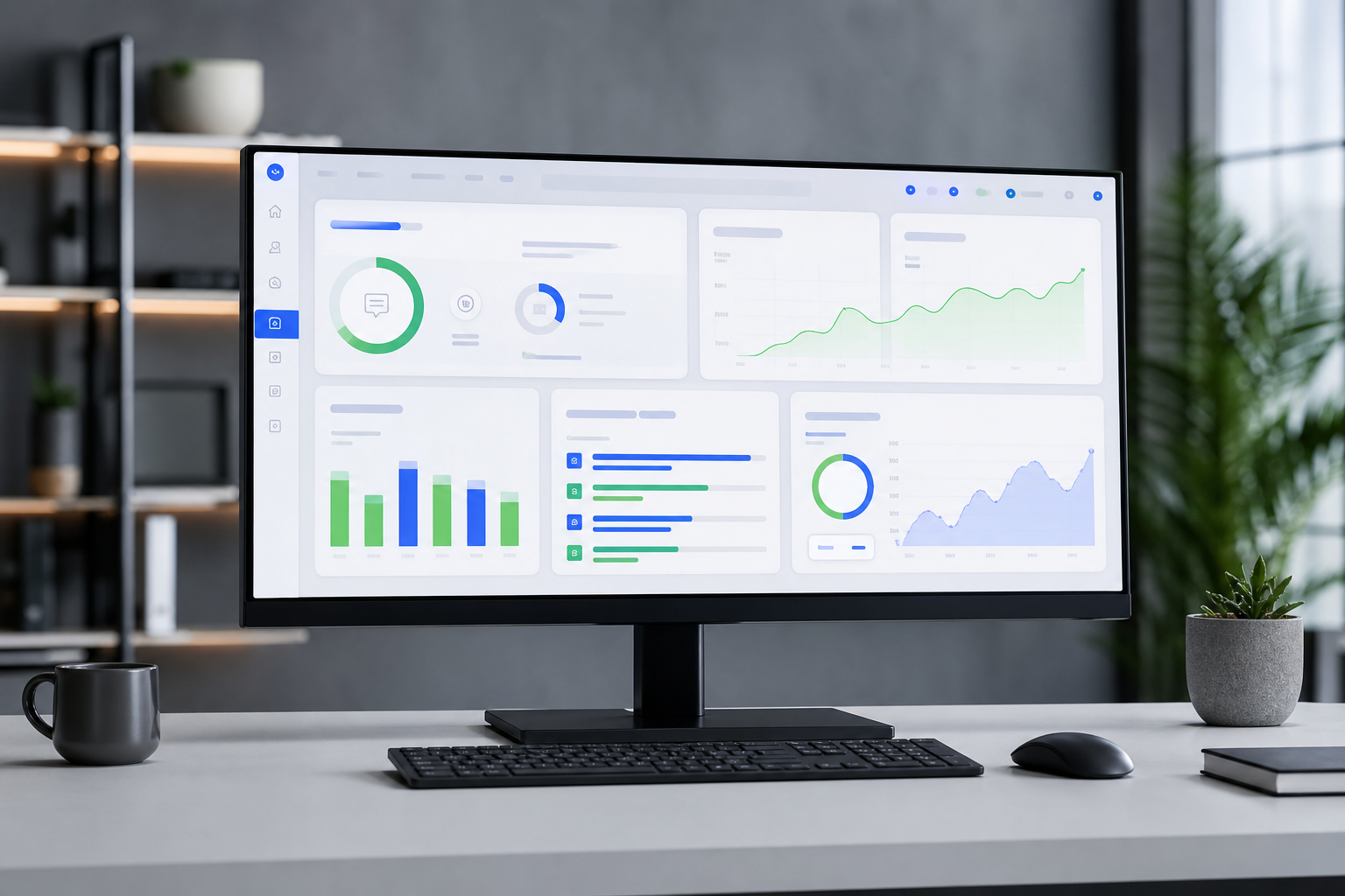 Painel de atendimento acelerado e organizado com métricas de resposta